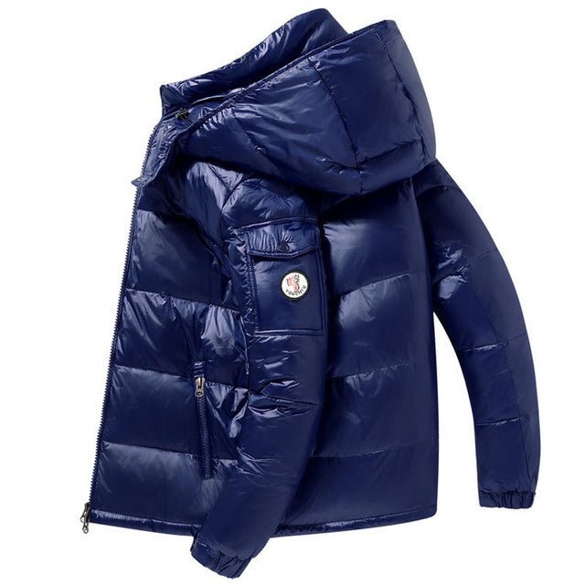 Glossy Duck Down Winter Jackets - Wamarzon