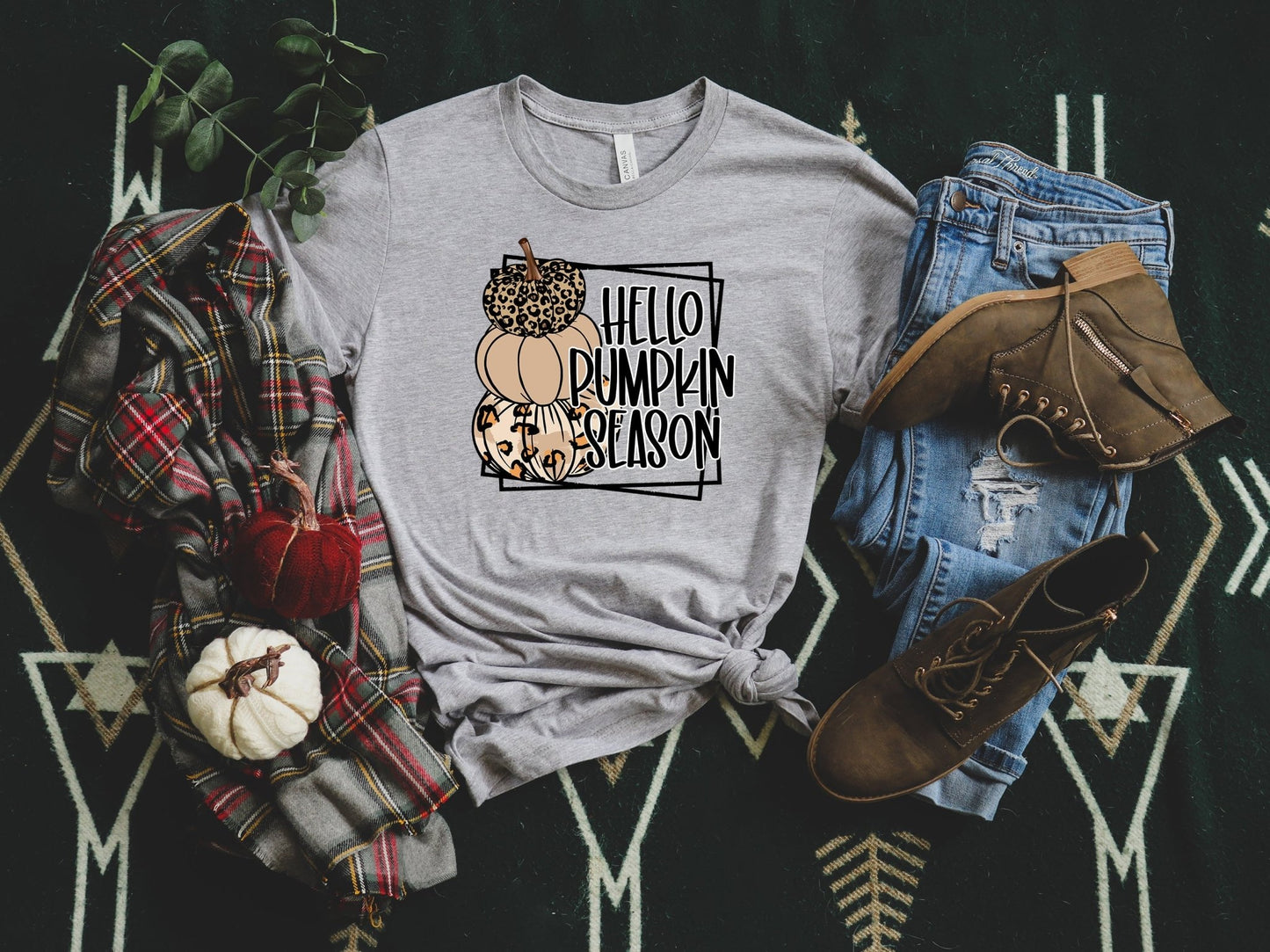 Hello Pumpkin Season Shirt, Fall Shirt - Wamarzon