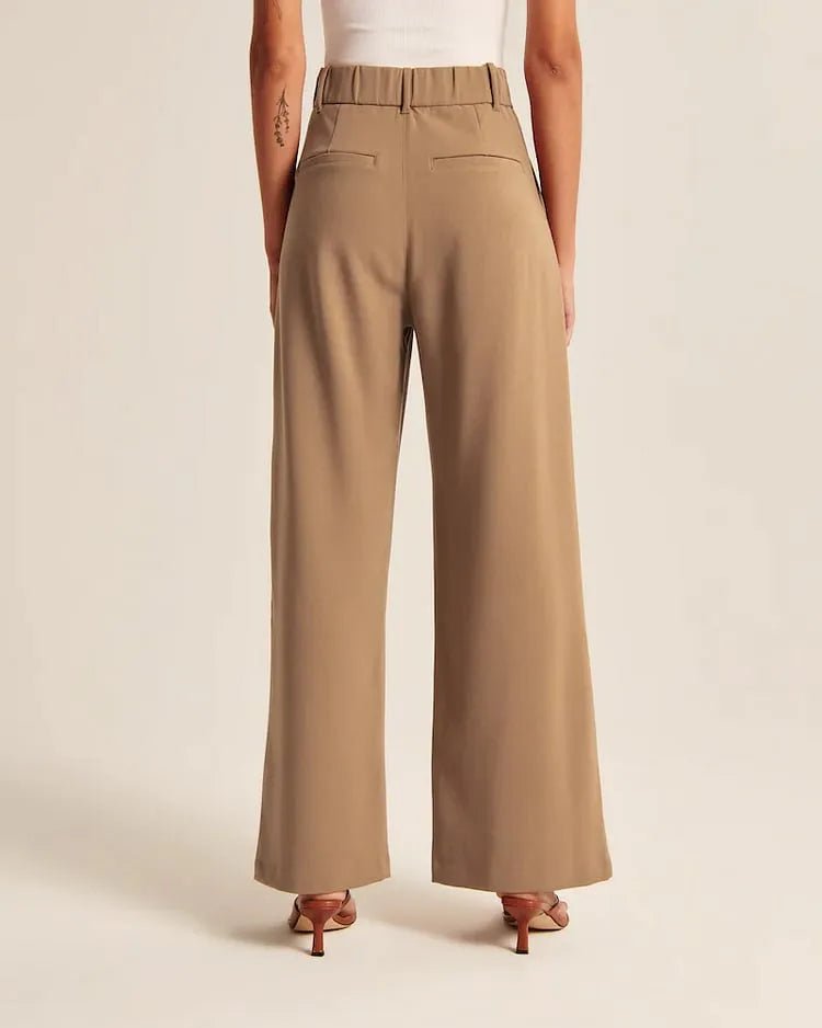 Light Wide-Leg Tailored Pants - Wamarzon