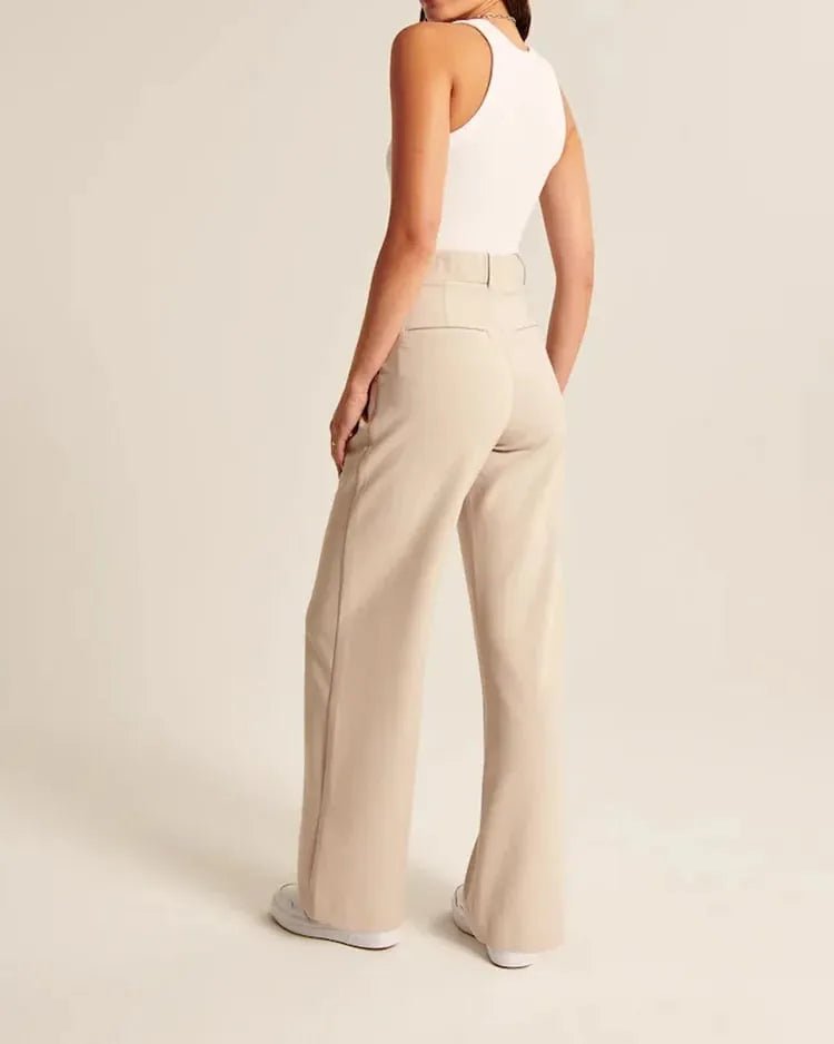 Light Wide-Leg Tailored Pants - Wamarzon