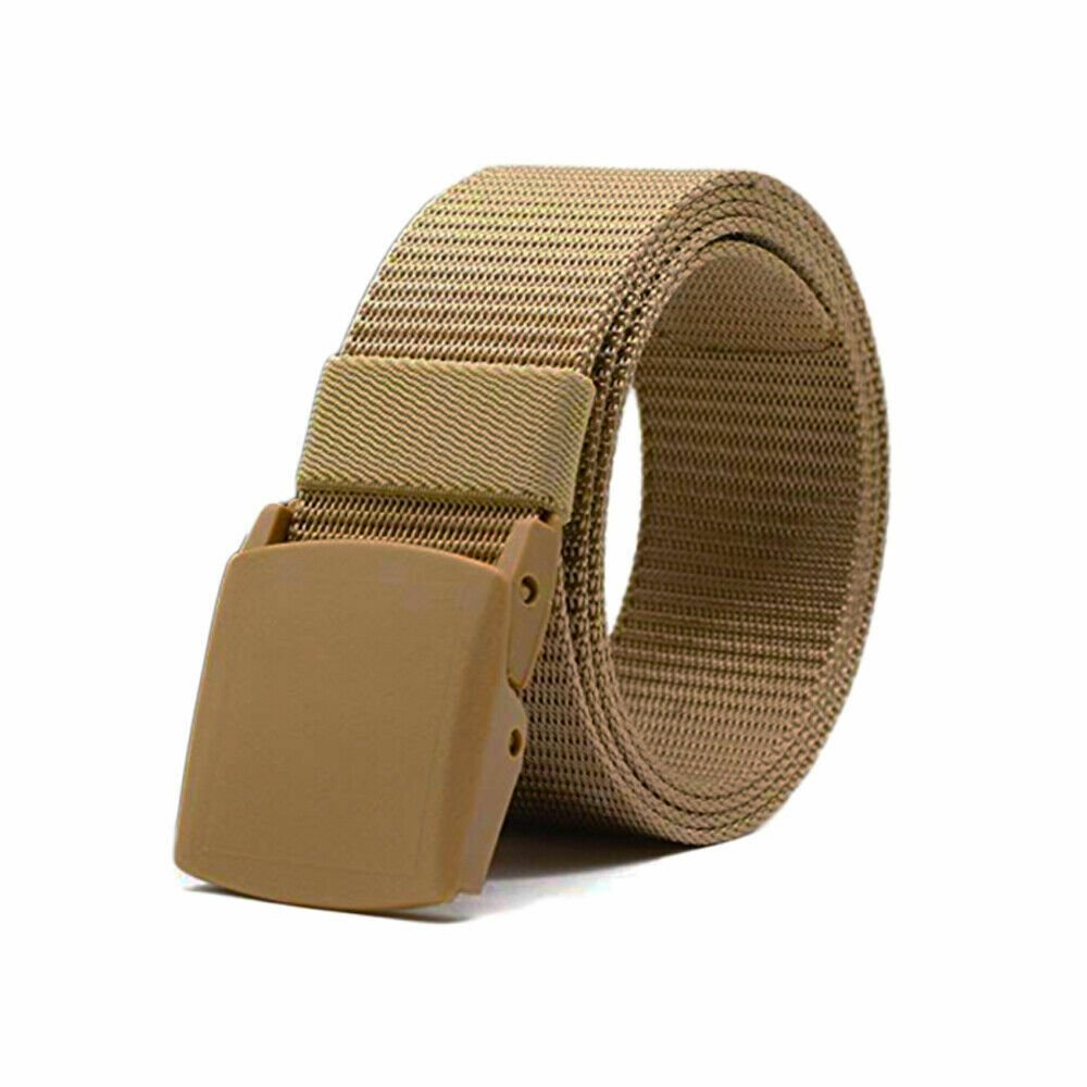 Men's Plastic Cam Buckle Nylon Belt - Wamarzon