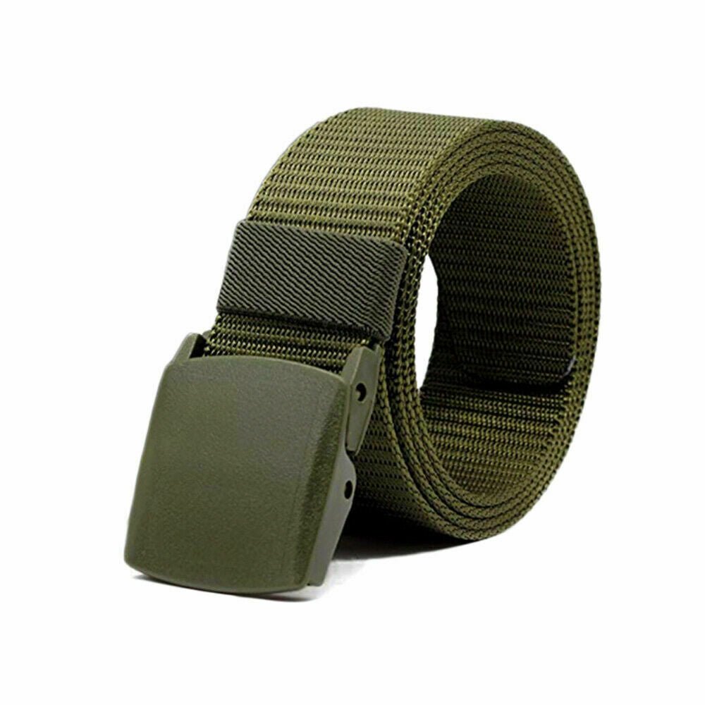 Men's Plastic Cam Buckle Nylon Belt - Wamarzon