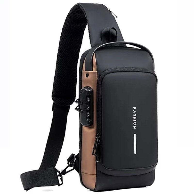 Men's USB Shoulder Bag - Wamarzon