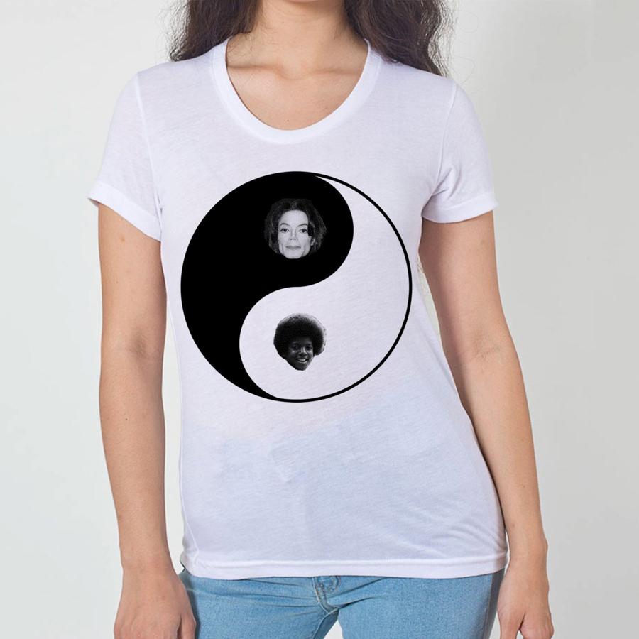 Michael Jackson Yin Yang tshirt - Wamarzon