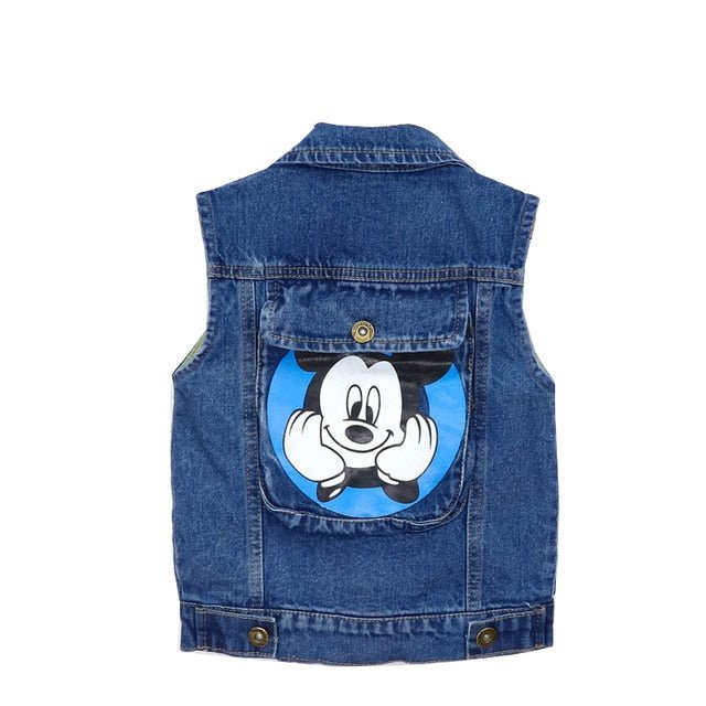 Mickey Mouse Kids Denim Jacket and Coats - Wamarzon