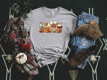 Mickey Pumpkin Shirt, Fall Latte Mouse Shirt - Wamarzon