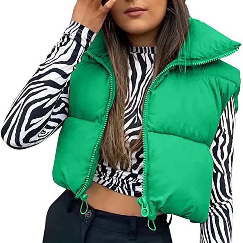 Quilted Vest Winter Coat Jacket - Wamarzon