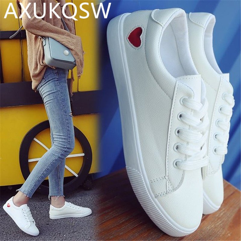 Skate White Shoes - Wamarzon