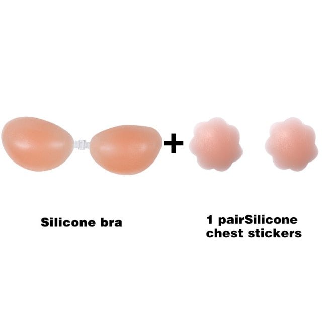 Strapless Bra Stealth Nipple Cover - Wamarzon