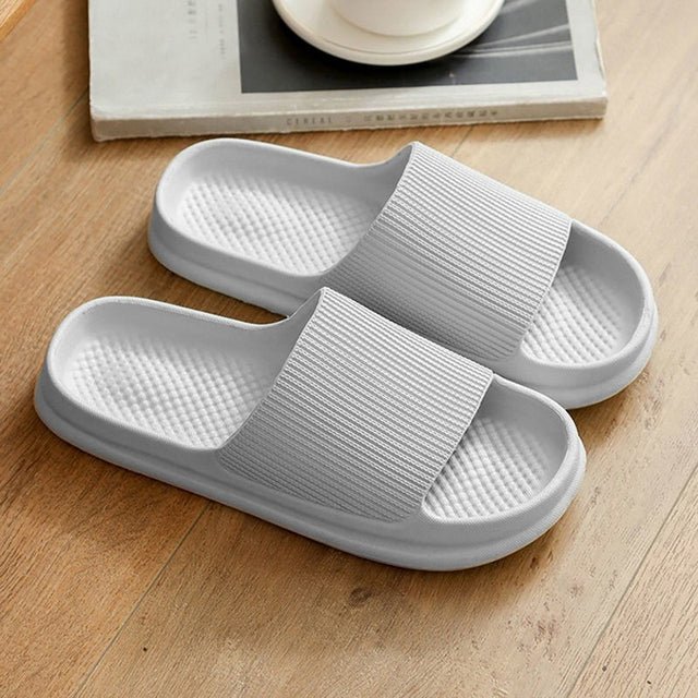 Trendy Slides Pillow Slippers - Wamarzon