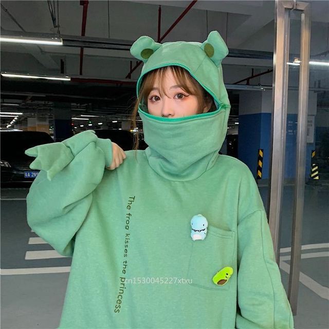 Unisex Frog Zipper Hoodie - Wamarzon