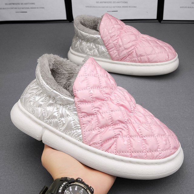 Waterproof Unisex Plush Slip-on Shoes - Wamarzon