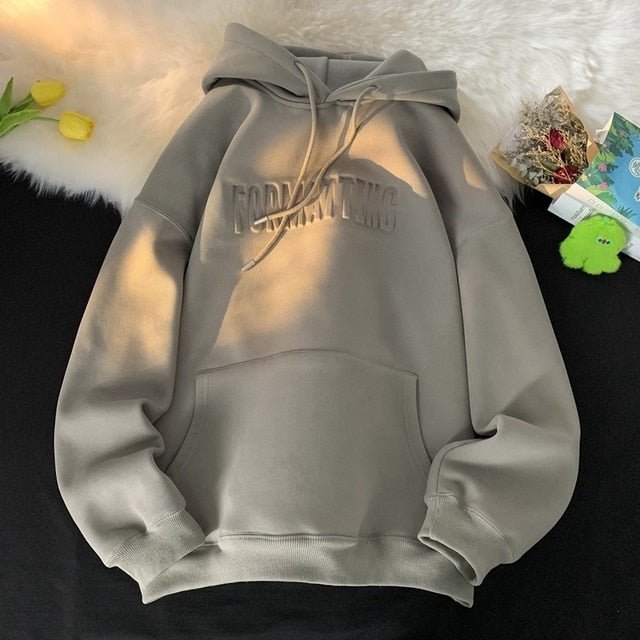 Winter Letter Women Thicken Hoodies - Wamarzon