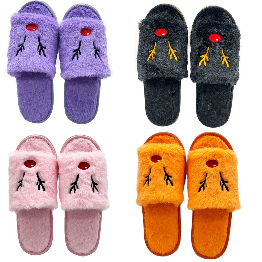 Women Christmas Slippers Plush Shoes - Wamarzon